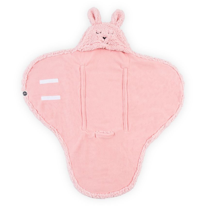 Jollein - Kuschelwrap Plüsch Bunny Girlie Pink