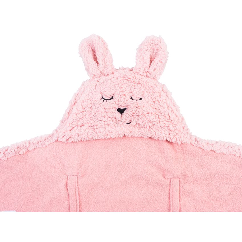 Jollein - Kuschelwrap Plüsch Bunny Girlie Pink