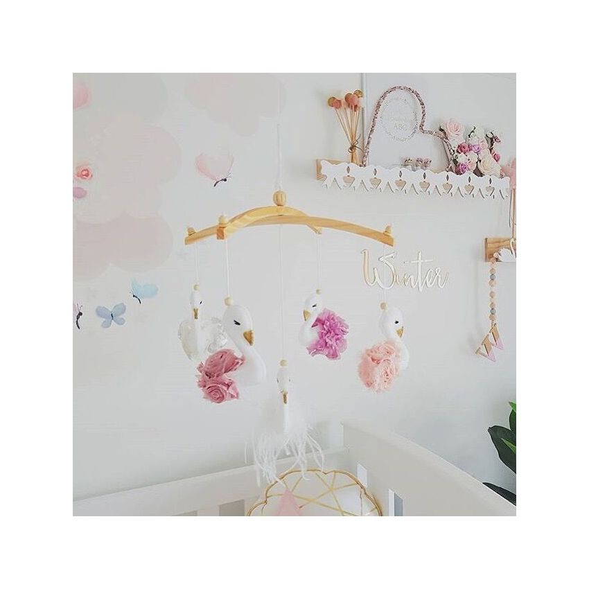 Poppet and Wildflower - Deluxe Schwan Mobile