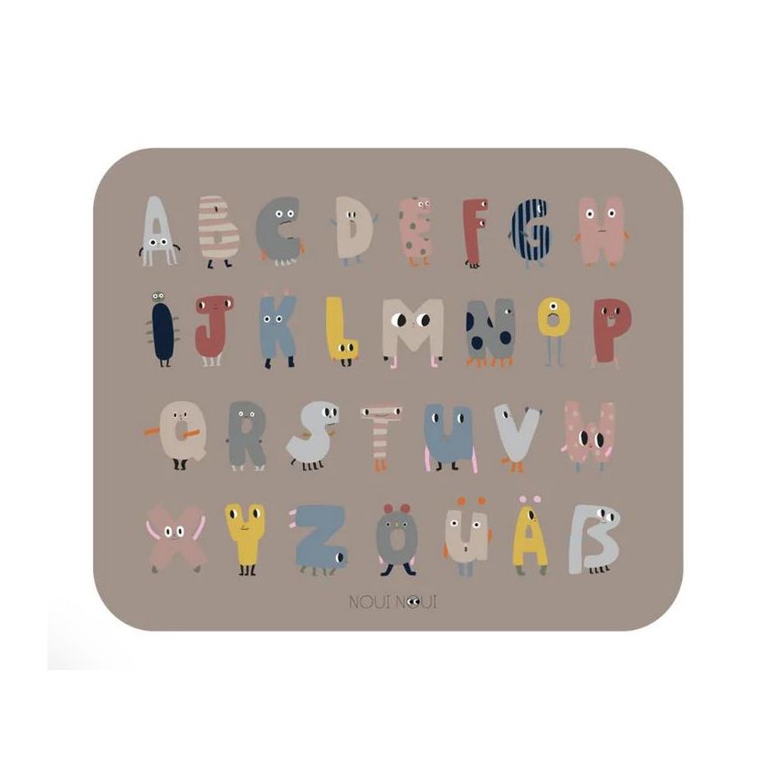 NOUI NOUI - XL Tischset ABC (deutsche Buchstaben)