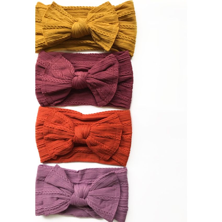 Forever Autumn - Haarband Knit Plum