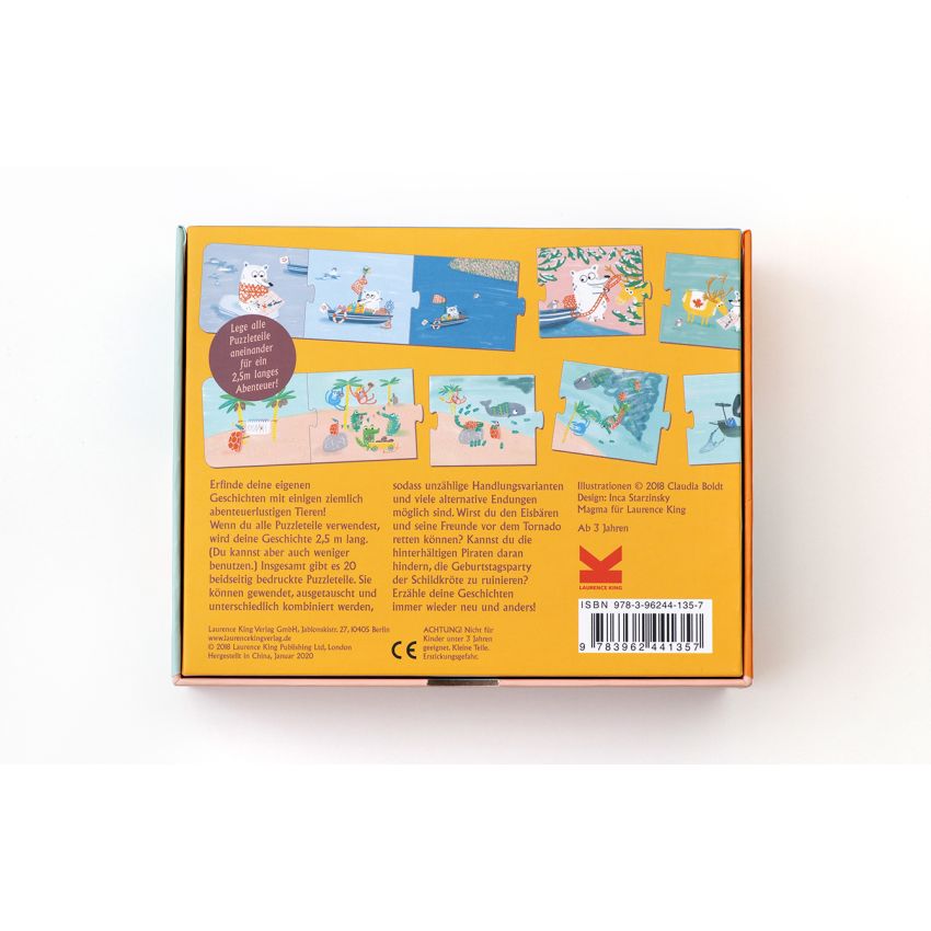 Laurence King Verlag - Die Abenteuer- Box - Erfinde Deine eigene Tiergeschichte