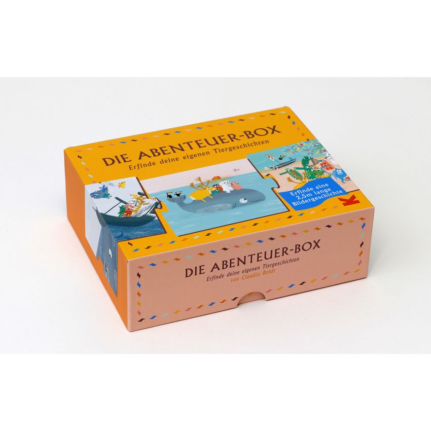 Laurence King Verlag - Die Abenteuer- Box - Erfinde Deine eigene Tiergeschichte