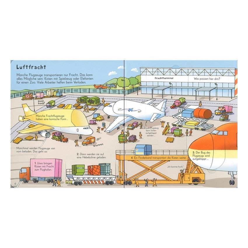 Usborne Verlag - Aufklappen und Entdecken: Am Flughafen