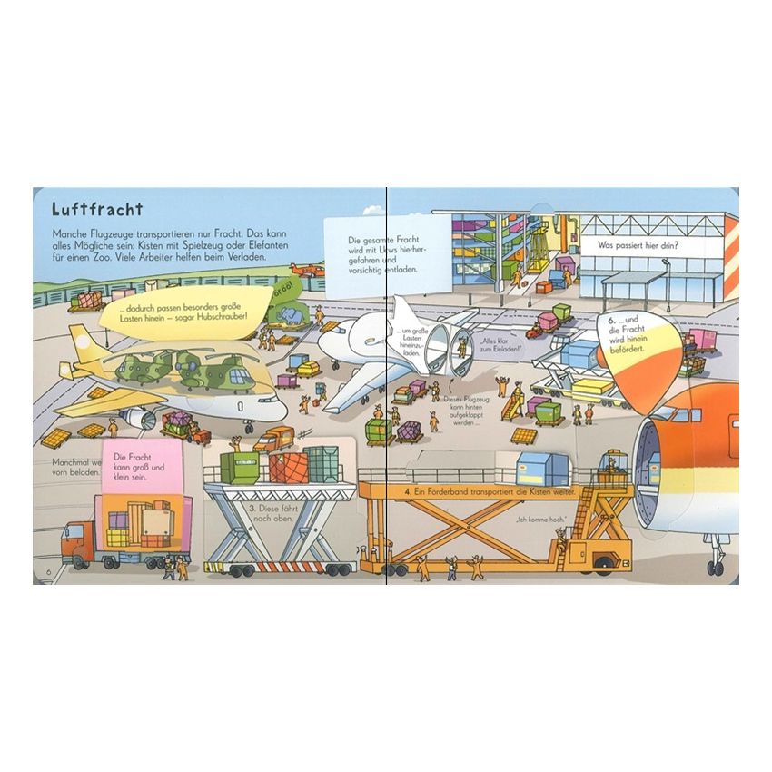 Usborne Verlag - Aufklappen und Entdecken: Am Flughafen