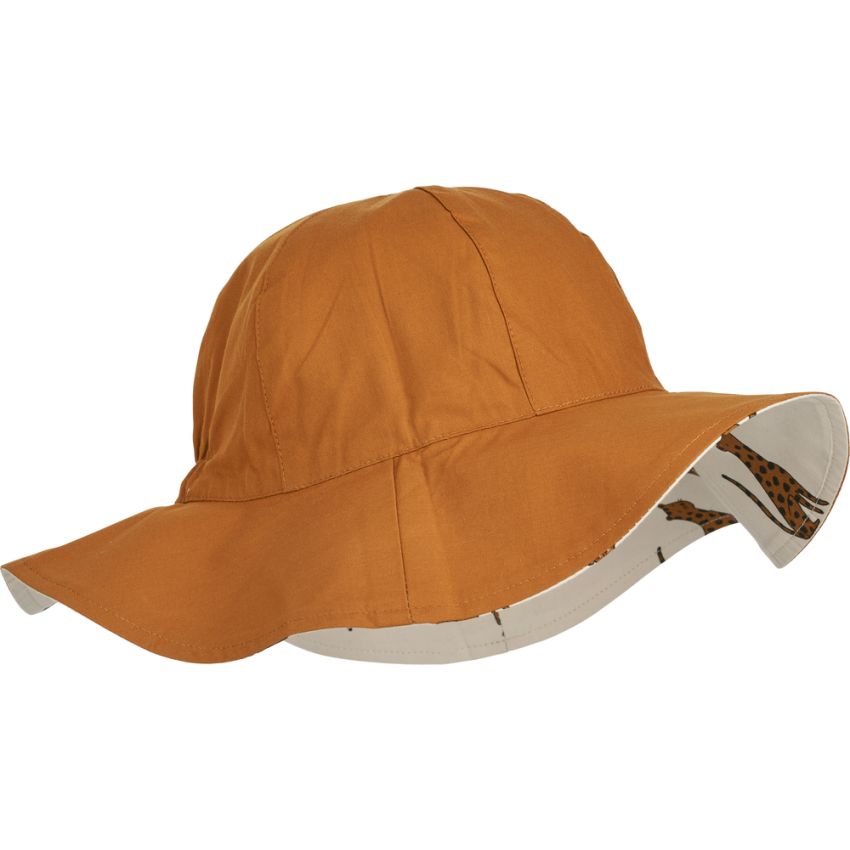 LIEWOOD - Amelia Sonnenhut wendbar Leopard Sandy