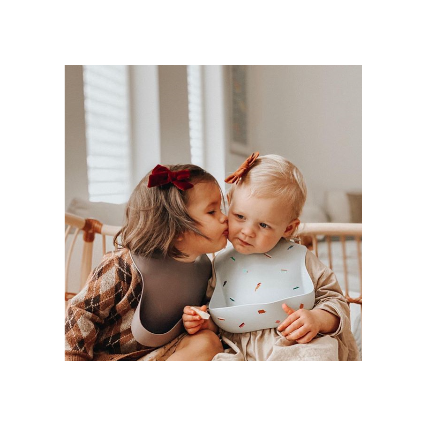 Mushie - Silikon- Lätzchen Shifting Sand