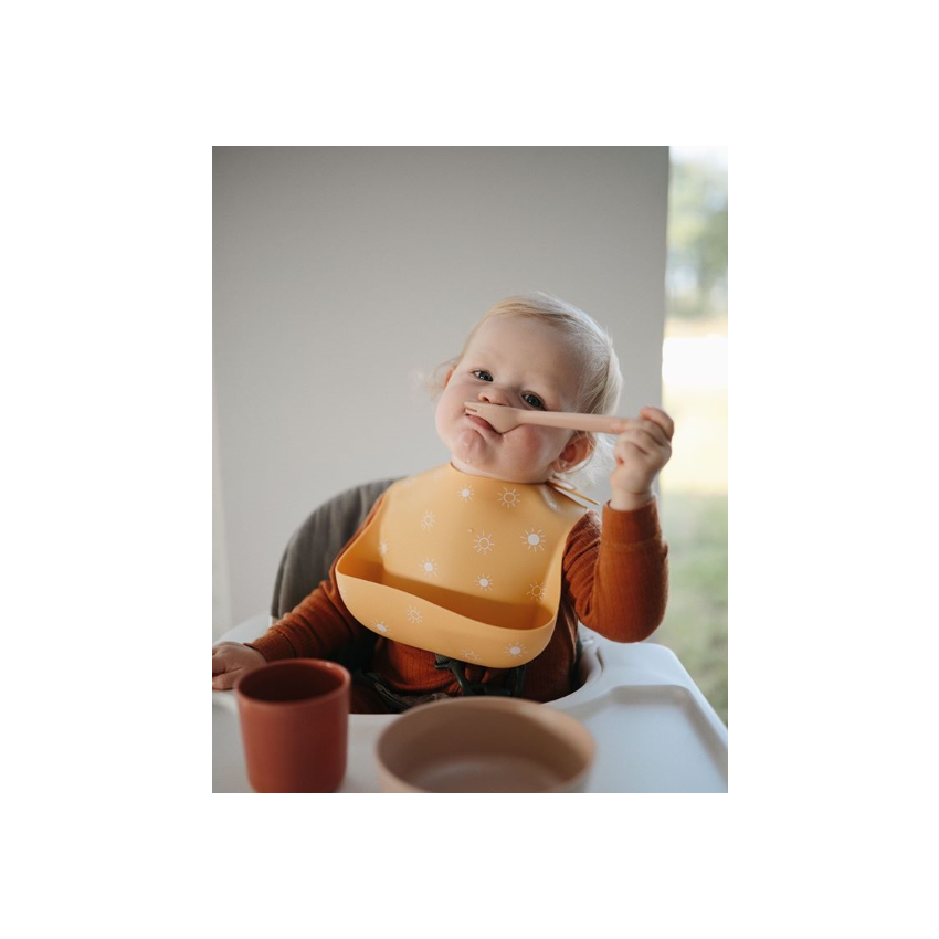 Mushie - Silikon- Lätzchen Shifting Sand