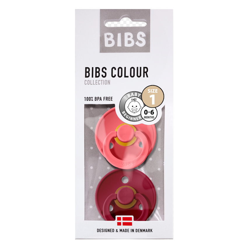 BIBS - Coral / Ruby Gr. 2