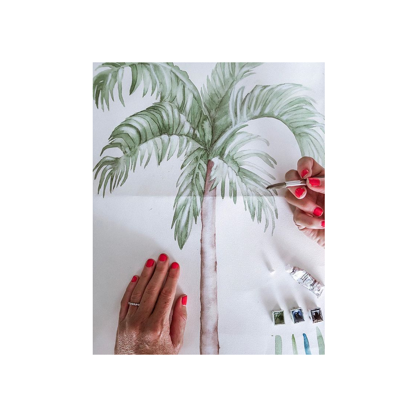 Little Rae Prints - Wandsticker Palmenset