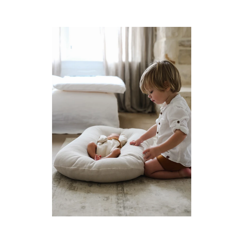 Snuggle Me Organic - Ersatz- Cover Waffle Almond