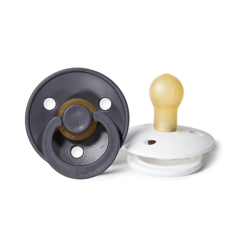 BIBS - Iron / White Gr. 1