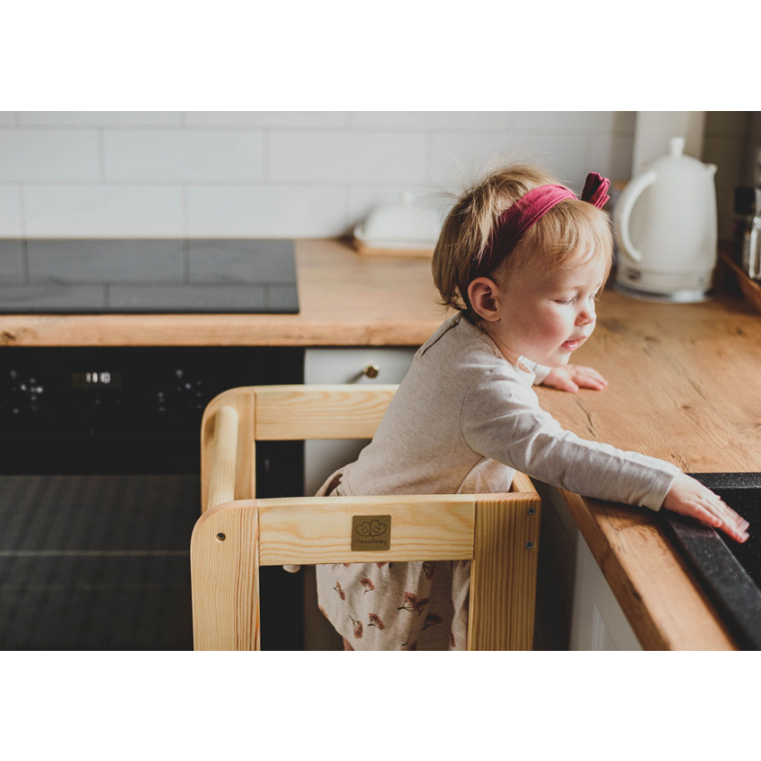 MeowBaby - Küchenhelfer Stuhl Holz nature Basic