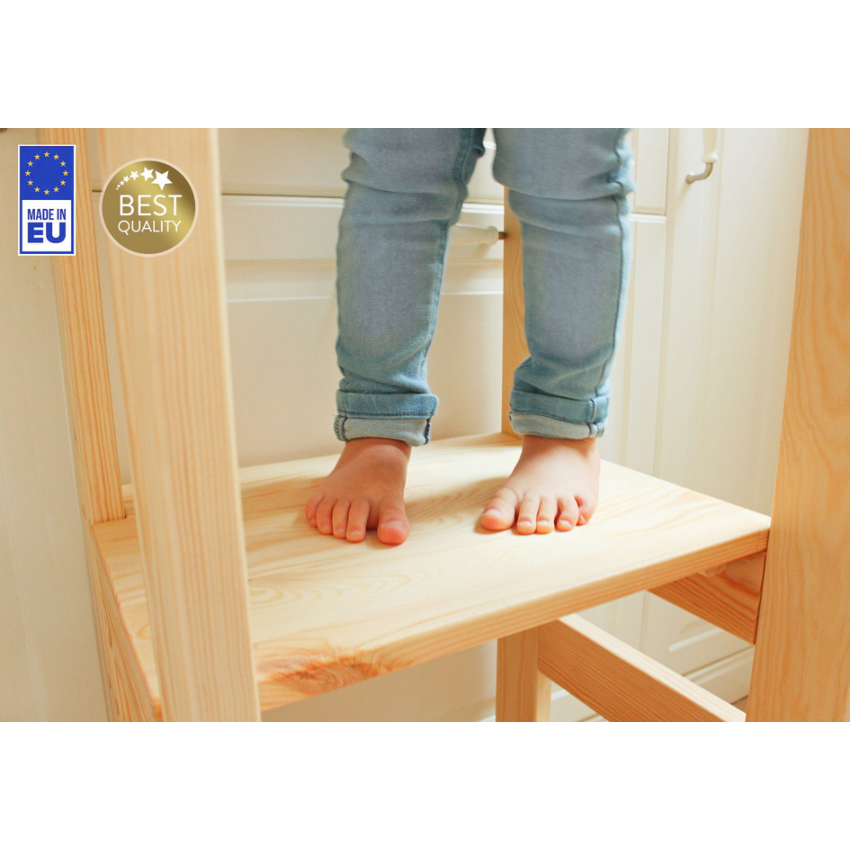 MeowBaby - Küchenhelfer Stuhl Holz nature Basic