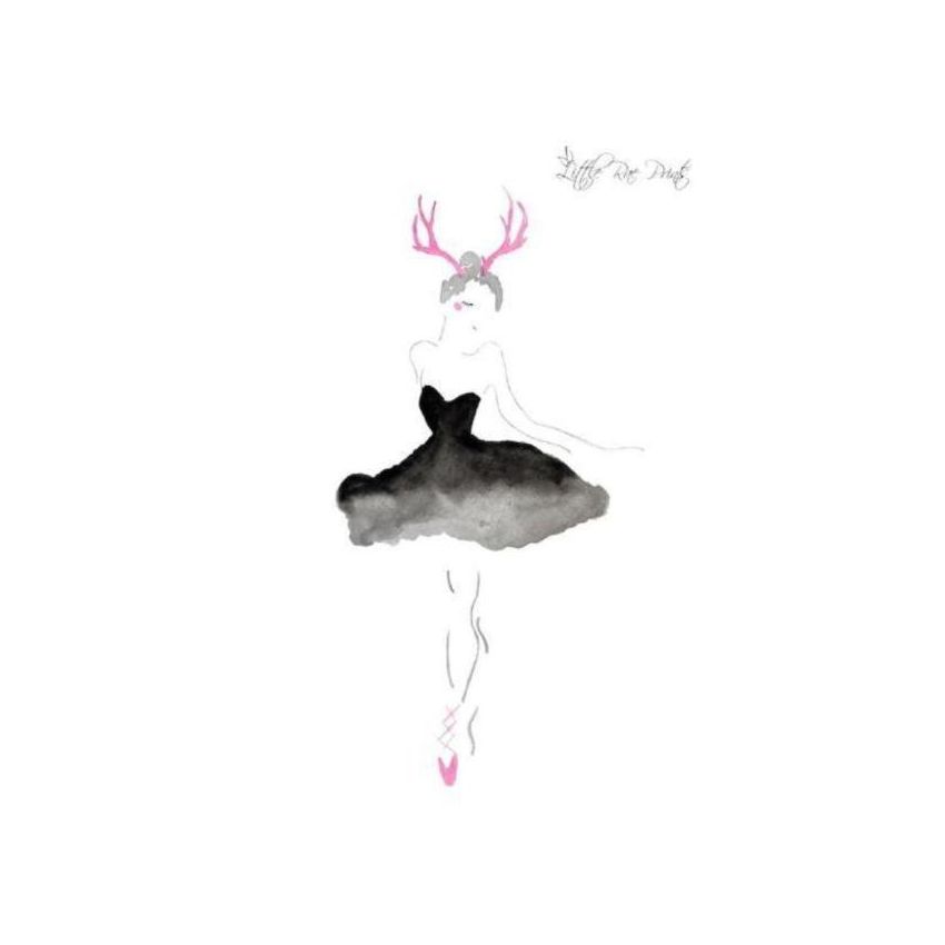 Little Rae Prints - Poster Antler Ballerina