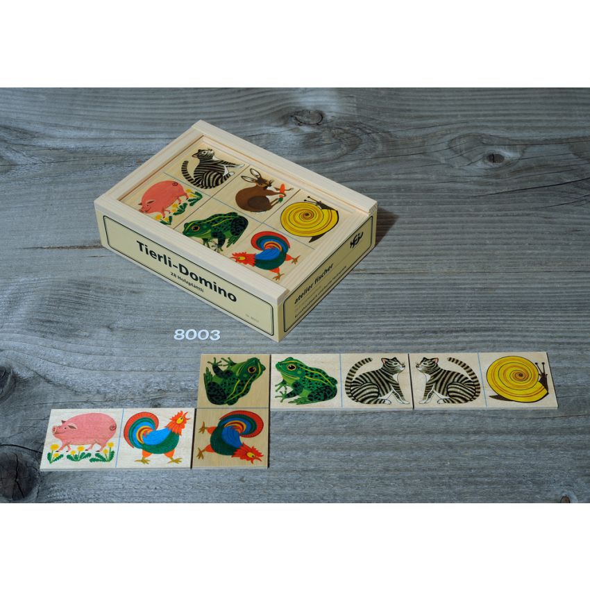 Atelier Fischer Switzerland - Holz Domino Tiere