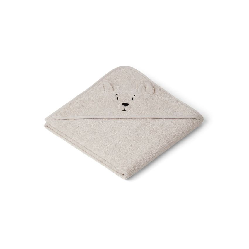 LIEWOOD - Albert Kapuzen Badetuch Polar Bear (Grösse Baby)