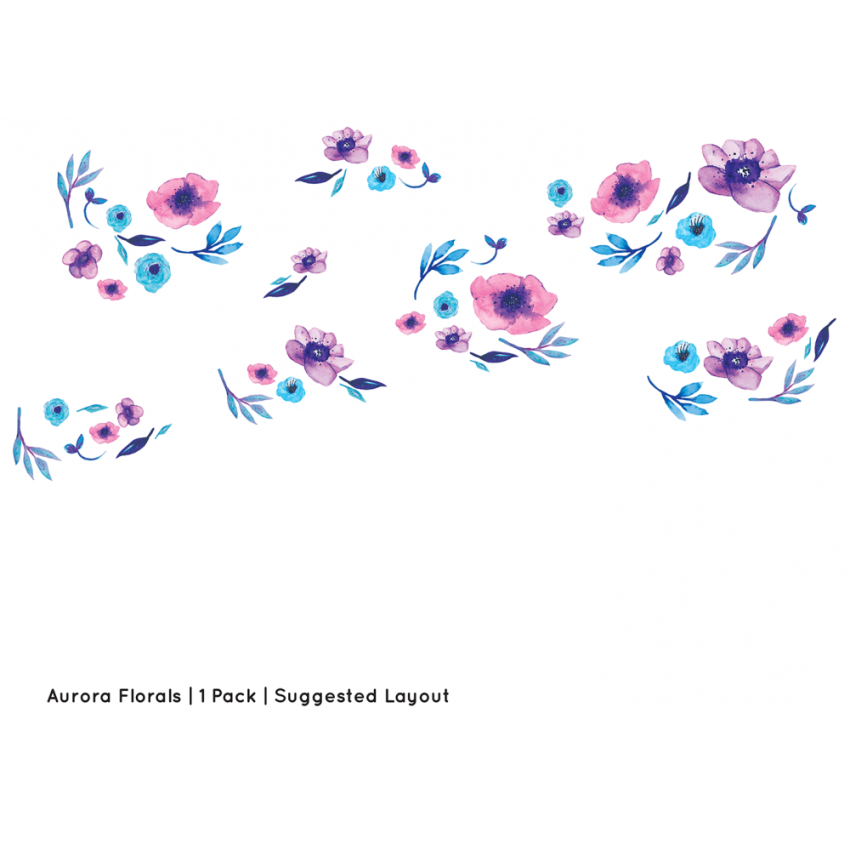 blond + noir - Wandsticker Aurora