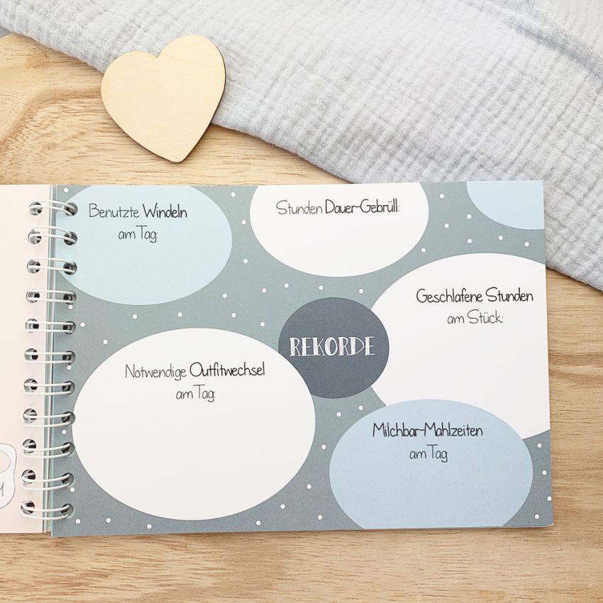 mintkind - Baby-Erinnerungsbuch 