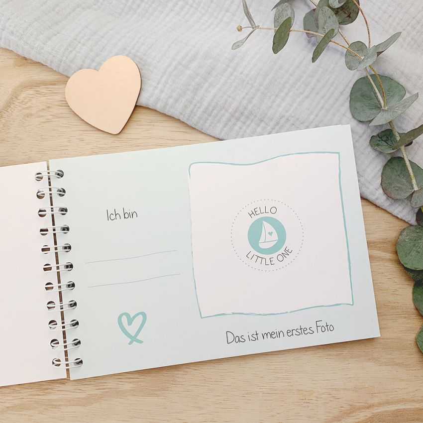 mintkind - Baby-Erinnerungsbuch 