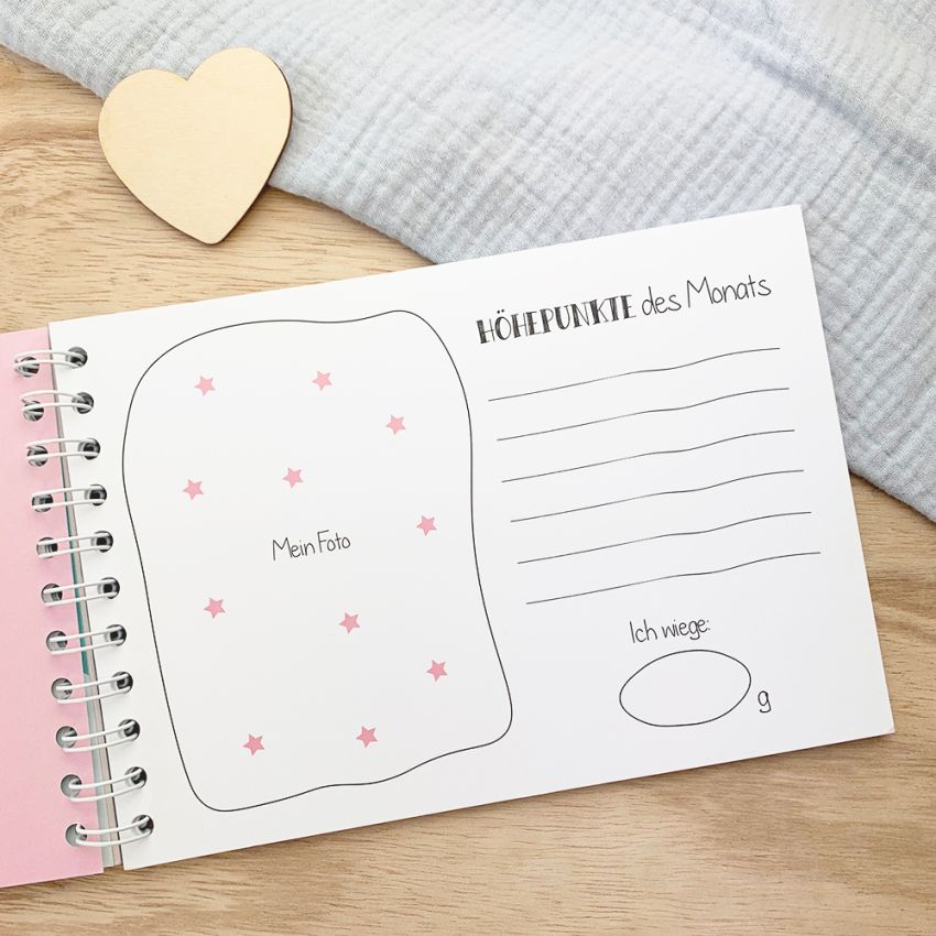 mintkind - Baby-Erinnerungsbuch 