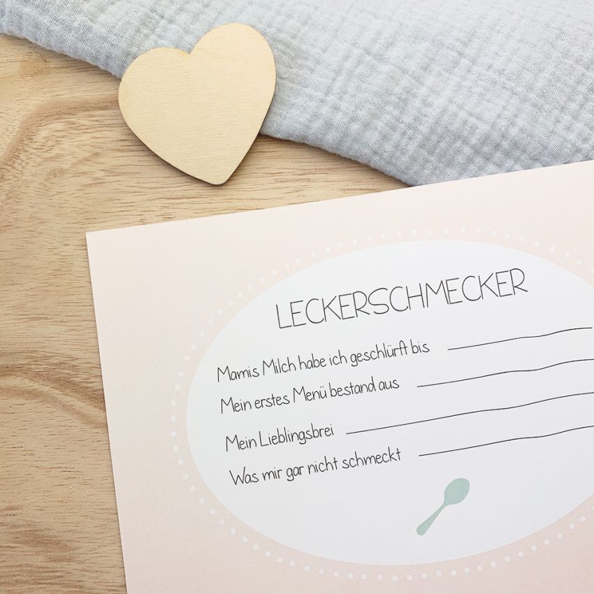 mintkind - Baby-Erinnerungsbuch 