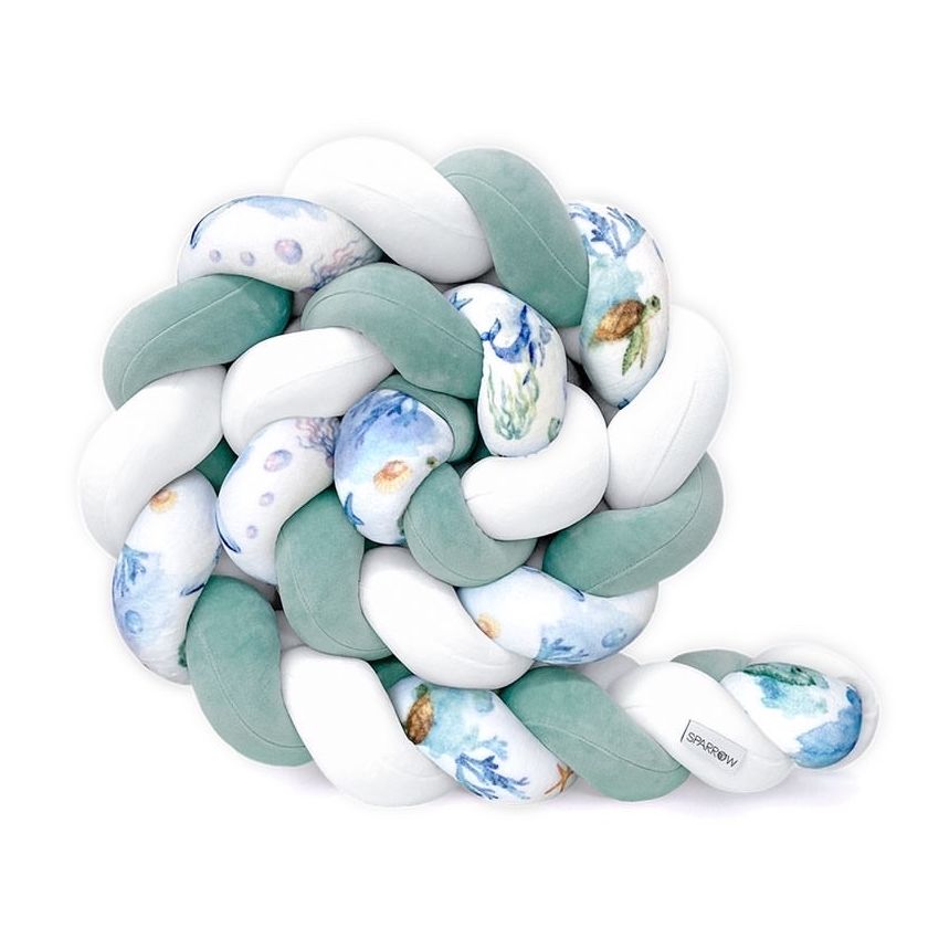 Sparrow - Bettschlange Under the Sea - Weiss - Azure