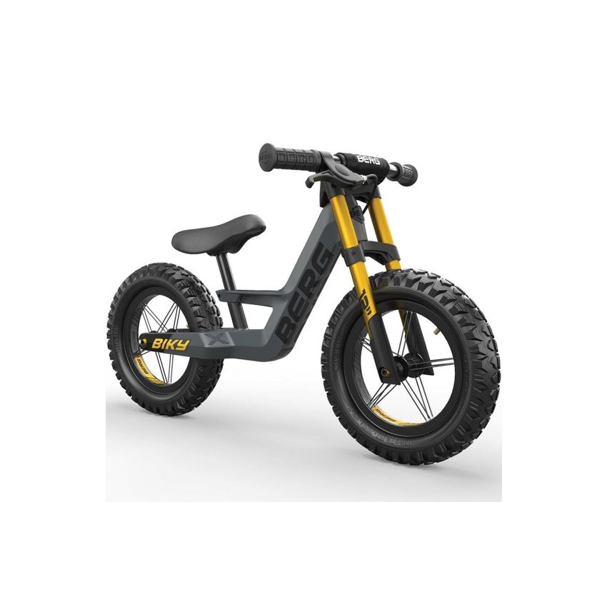 BERG - Laufrad Biky Cross grau - Handbremse