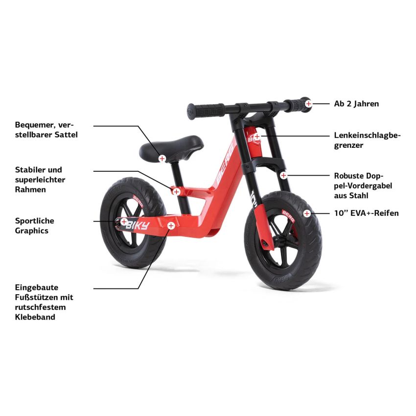 BERG - Laufrad Biky Mini rot