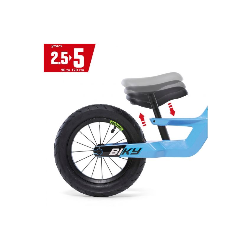 BERG - Laufrad City blau - Handbremse