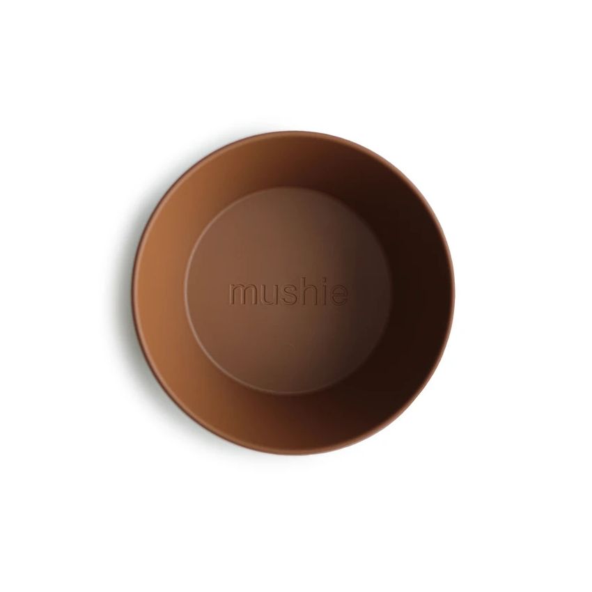 Mushie - 2er Set Schalen rund Caramel
