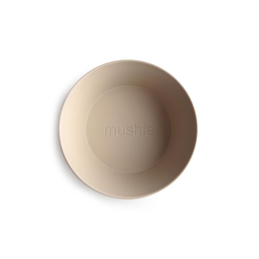 Mushie - 2er Set Schalen rund Vanilla