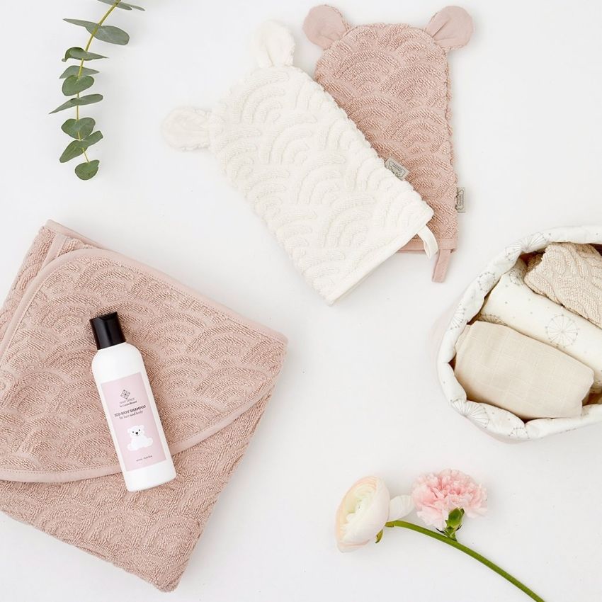 Cam Cam Copenhagen - Kapuzen Badetuch Blossom Pink Baby