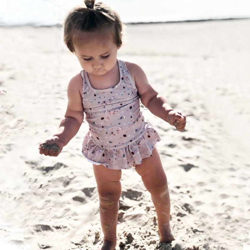 petú petú - UV Badeanzug Blumen & Vögel