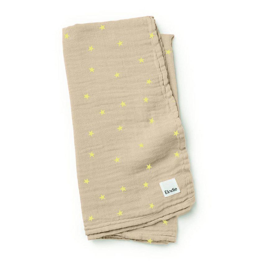 Elodie - Bambus Muslin Swaddle Lemon Sternchen