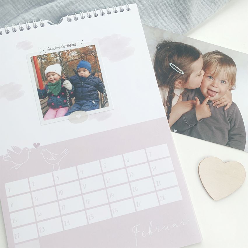 mintkind - Bastelkalender 12 Monate