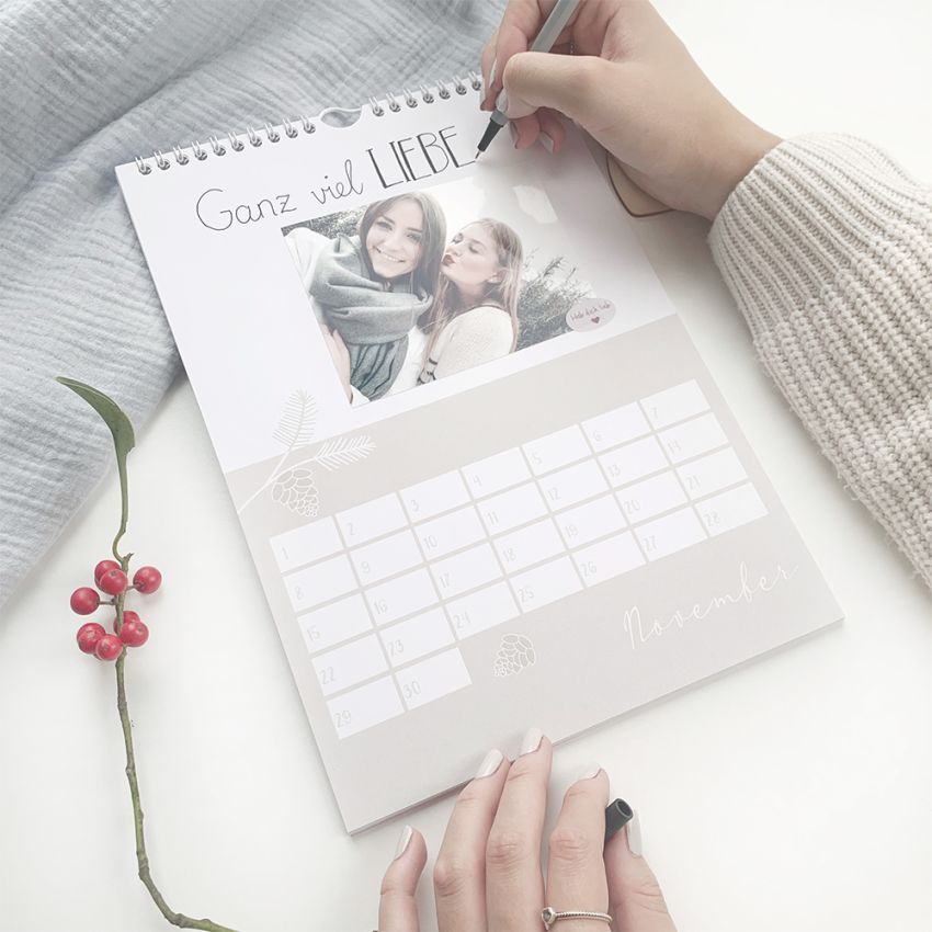 mintkind - Bastelkalender 12 Monate