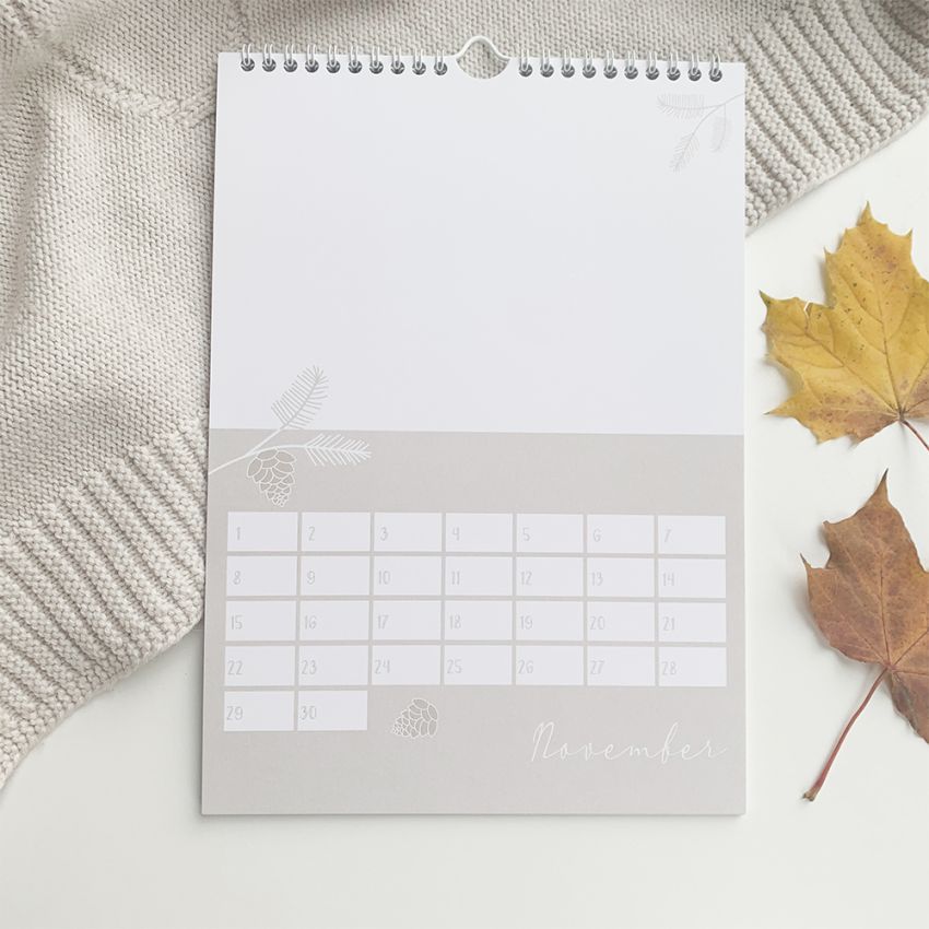 mintkind - Bastelkalender 12 Monate