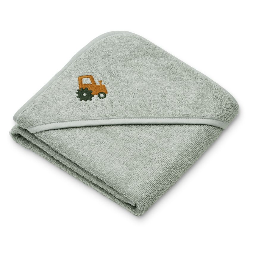 LIEWOOD - Badu Kapuzen Badetuch Fahrzeug (Grösse Baby)