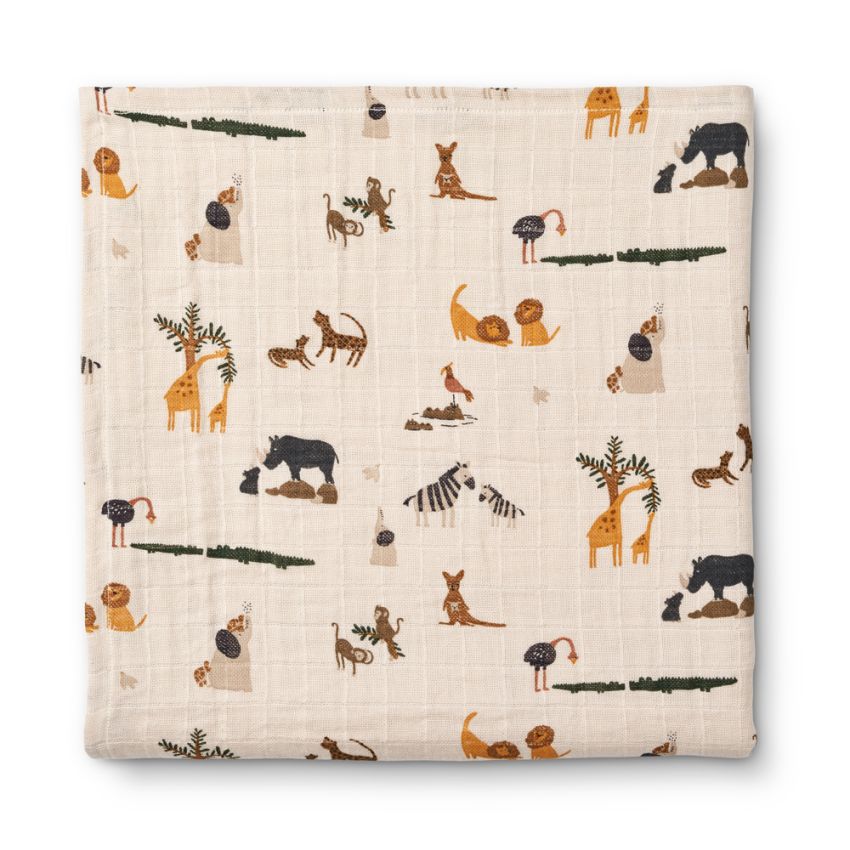 LIEWOOD - Ben Muslin Swaddle All Together