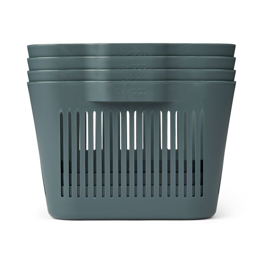 LIEWOOD - Makeeva Aufbewahrungsset S Whale Blue