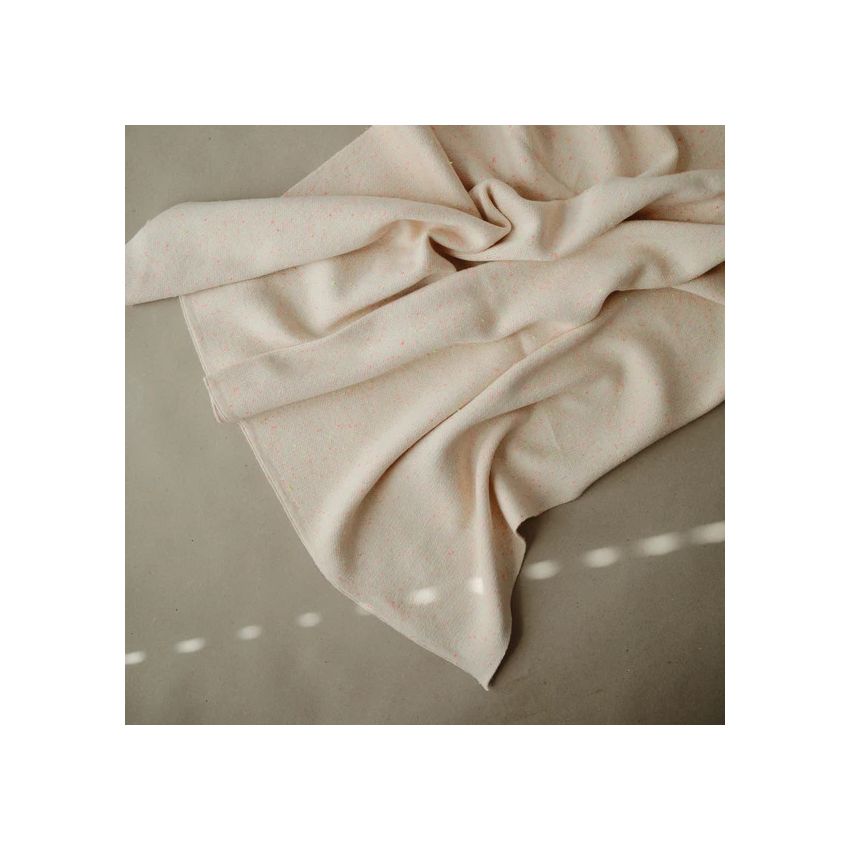 Mushie - Strickdecke Confetti Peach