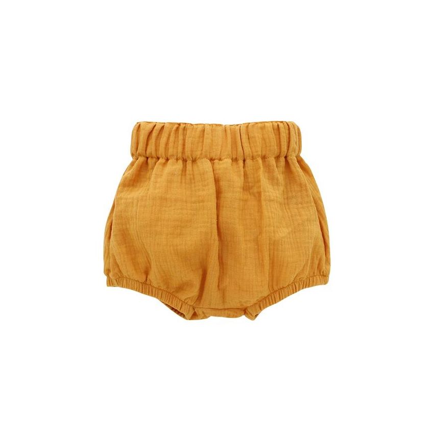 Emerson and Friends - Muslin Shorts Mustard 0-3 Monate