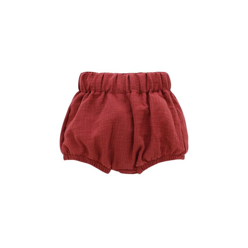 Emerson and Friends - Muslin Shorts Bordeaux 0-3 Monate