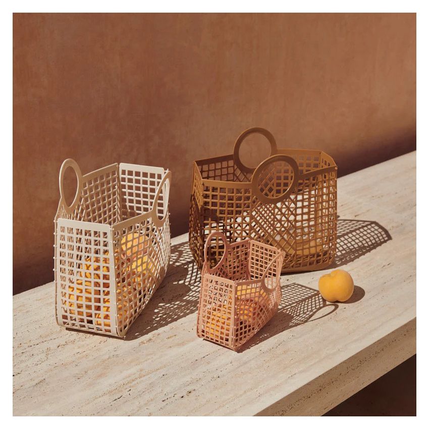 LIEWOOD - Bloom Korbtasche Gross Yellow Mellow