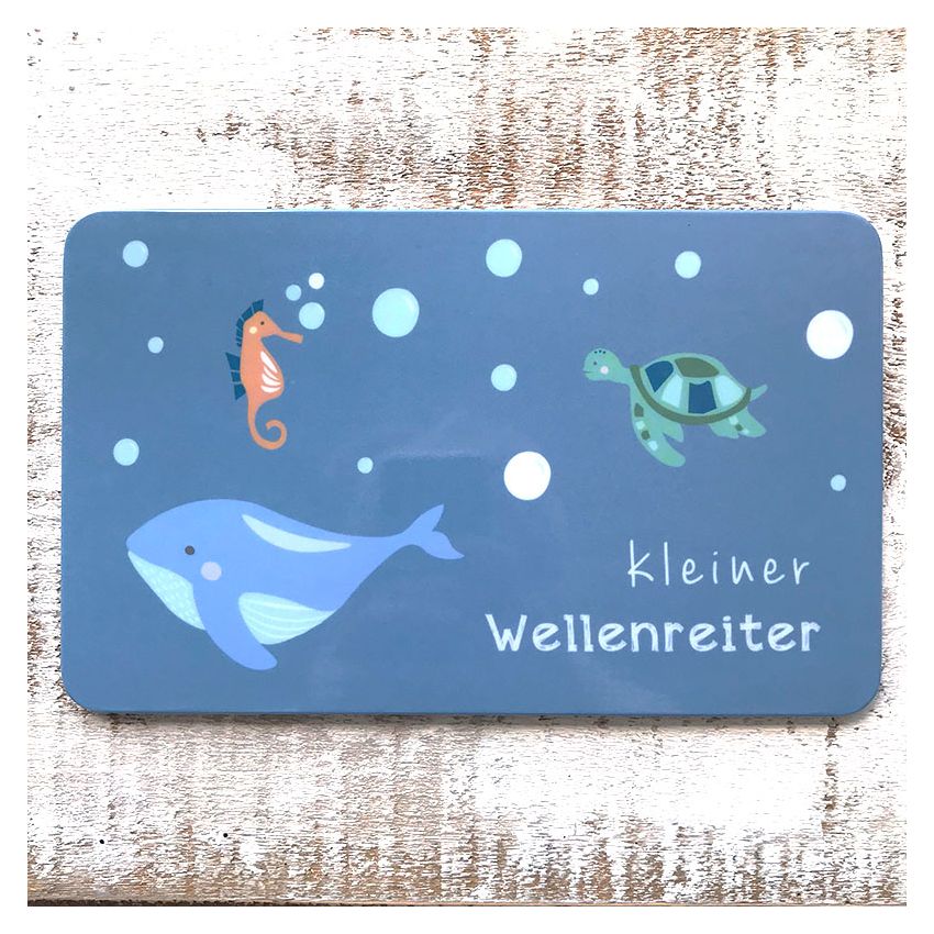 mintkind - Geschirrset Wal