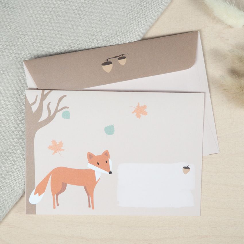 mintkind - Briefpapierset Wald