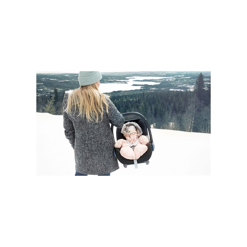 Elodie - Fusssack Overall Powder Pink (geeignet für Autositz)