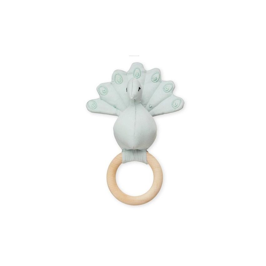 Cam Cam Copenhagen Rassel Greifling Pfau blue Mist