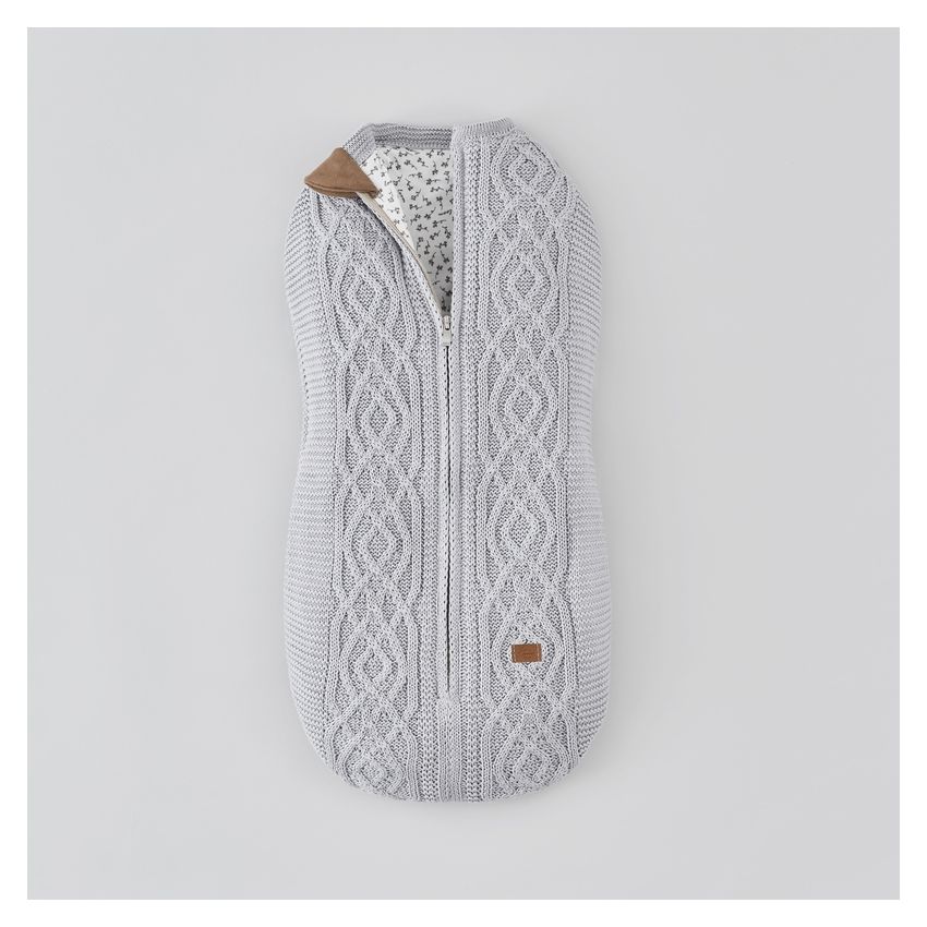 loom knits - Cocoonn Kuschelsack Jasper Silver